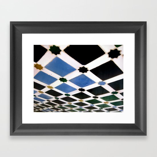Geometric Love II Framed Art Print