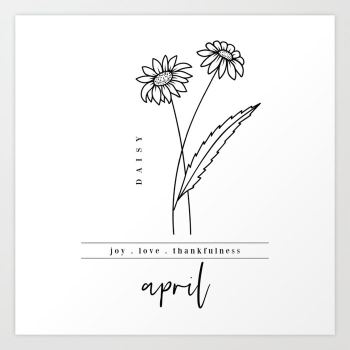 April clearance birth flower