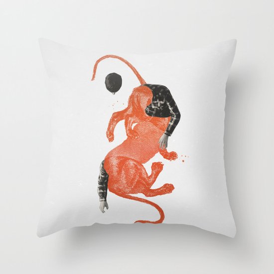 To The Beasts Throw Pillow