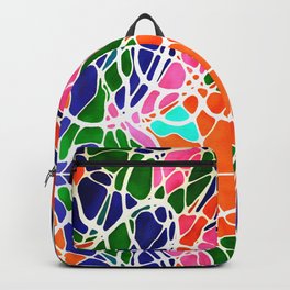 Edited Neurographic pattern with a circles and variety shapes by MariDani Backpack