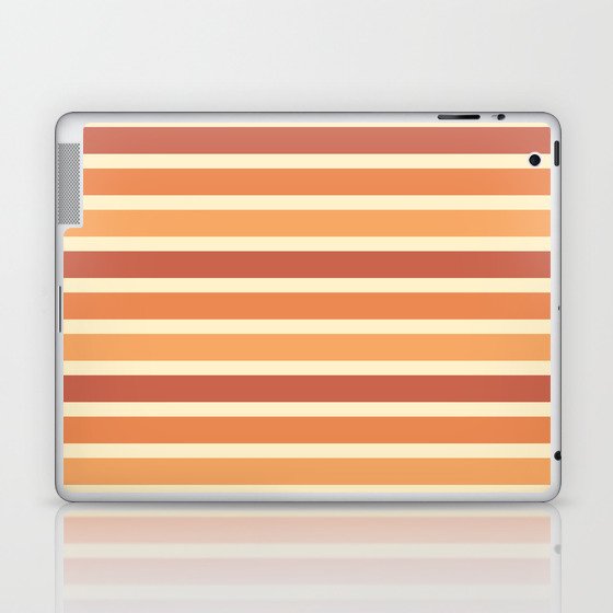 Thanksgiving Stripes Pattern 03 Laptop & iPad Skin