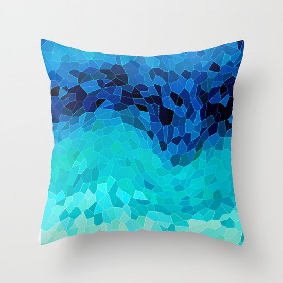 INVITE TO BLUE Throw Pillow