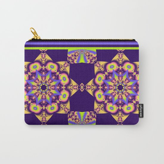 Decorative double star kaleidoscope Carry-All Pouch