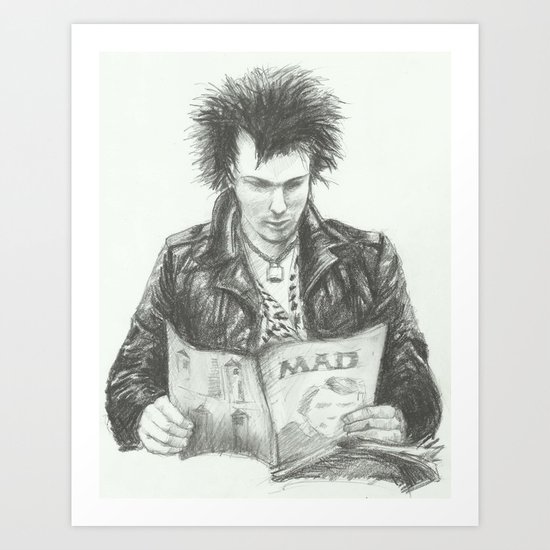 ANALOG zine - Sid Vic Art Print