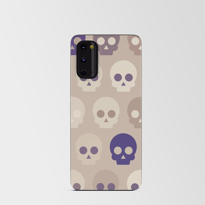 Colorful Cute Skull Pattern Android Card Case