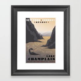 CPS: Lake Champlain Gerahmter Kunstdruck