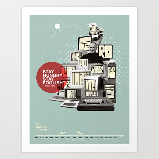 The Apple Story Art Print