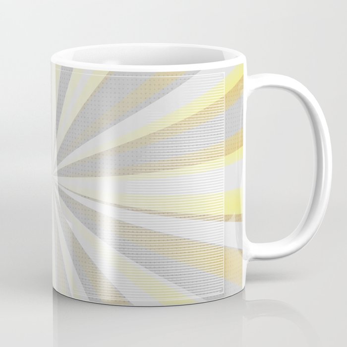 Grey comic stripes Coffee Mug