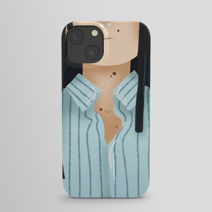 Natural Hair (Straight) iPhone Case