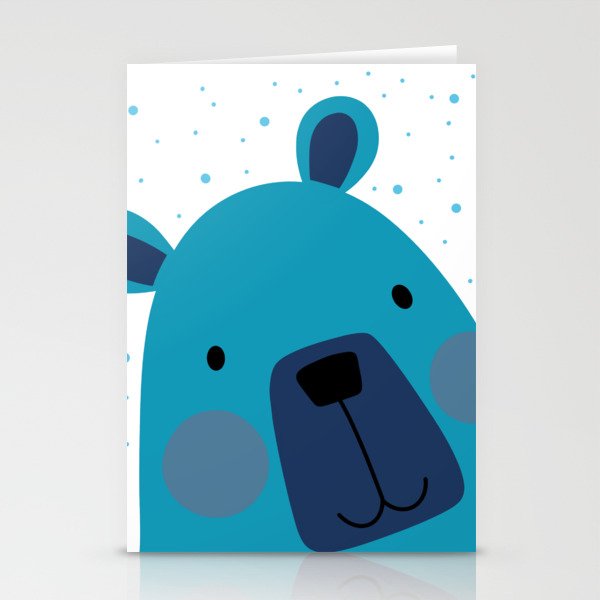 Blue Bear Stationery Cards