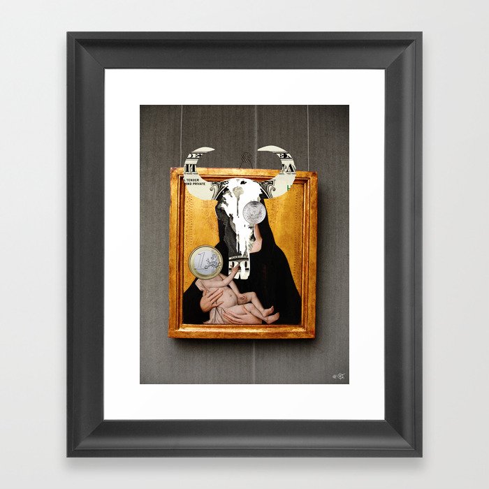 The Painting Collection Holy Child Collage Framed Art Print
