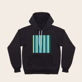 green blue stripe Hoody