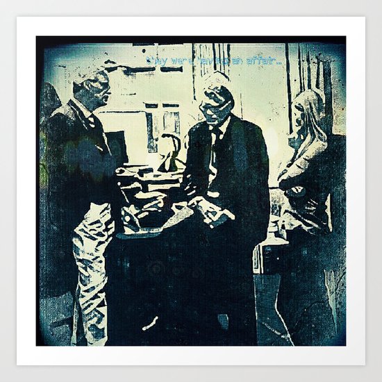 Manage a Trois (Office Drama) Art Print