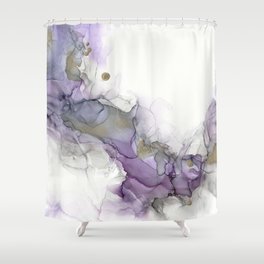 Study in Purple Shower Curtain