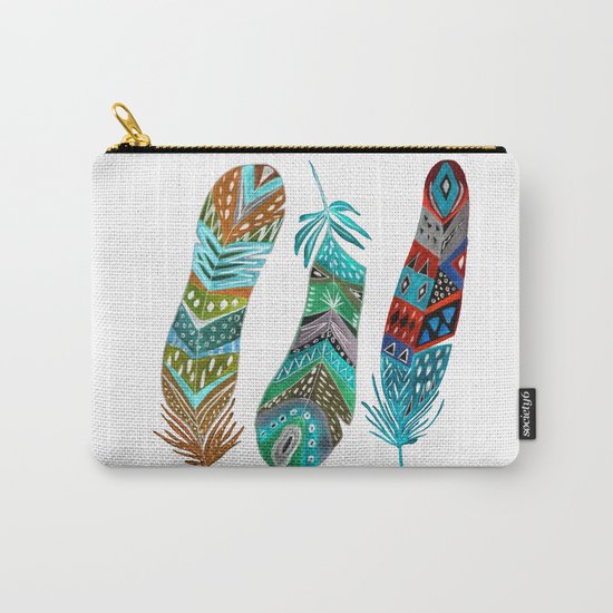Feathers 2 Carry-All Pouch