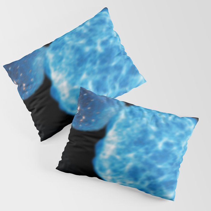 Abstract Planetary Collision Pillow Sham