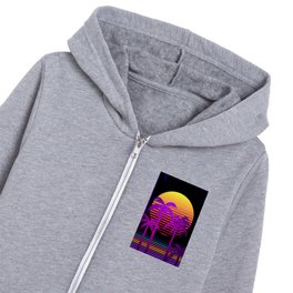 Back to the 80s Synth Kids Zip Hoodie