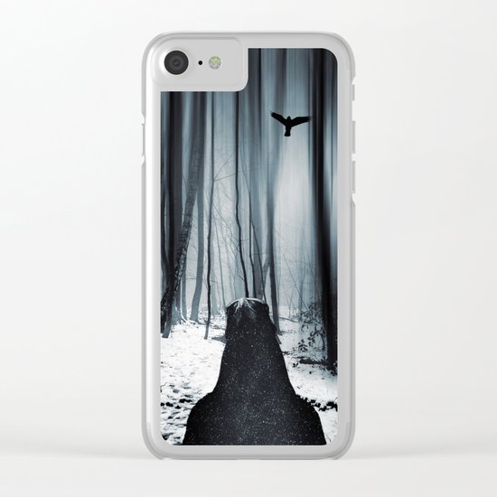 dark promise - raven Clear iPhone Case