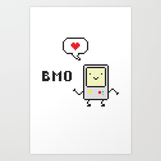 Beemo Lovin' Adventure Time Boogie Art Print