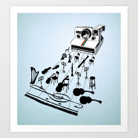 musical moment Art Print