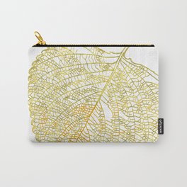 Gold Leaf Skeleton Carry-All Pouch