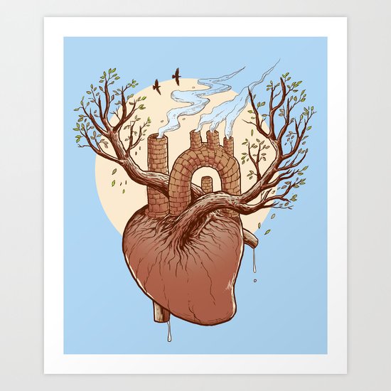 Always in my heart Art Print