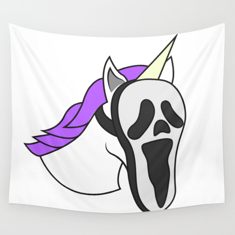 Unicorn Mask Human Scary Halloween Dress Up Carnival Kids Gift