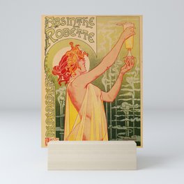 Classic French art nouveau Absinthe Robette Mini Art Print