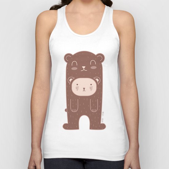 WILD + BEAR print Unisex Tank Top