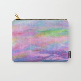 Pink Atmosphere Medium Bright Oil Pastel Drawing Carry-All Pouch