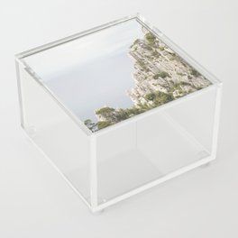 Calanques National Park in France | Rocky Landscape on a Moody Summer Day Art Print | Europe Travel Photography Acrylic Box
