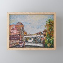 Nuremberg, Germany Framed Mini Art Print