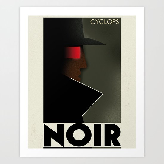 CASSANDRE SPIRIT - Cyclops Noir Art Print