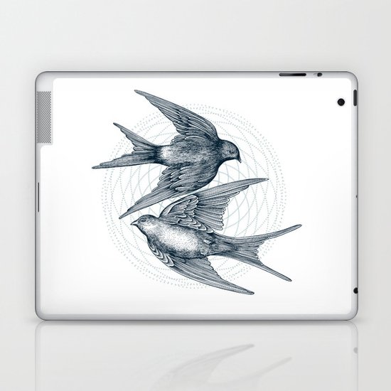 Two Swallows Laptop & iPad Skin