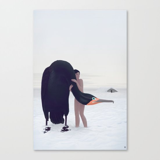 You Could Stay There. Less sky. Canvas Print