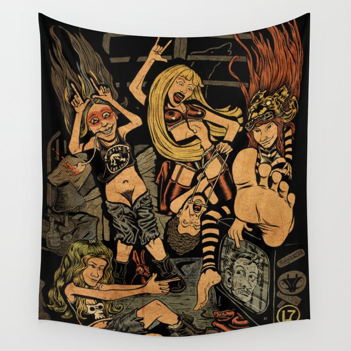 L7 rock Band Wall Tapestry