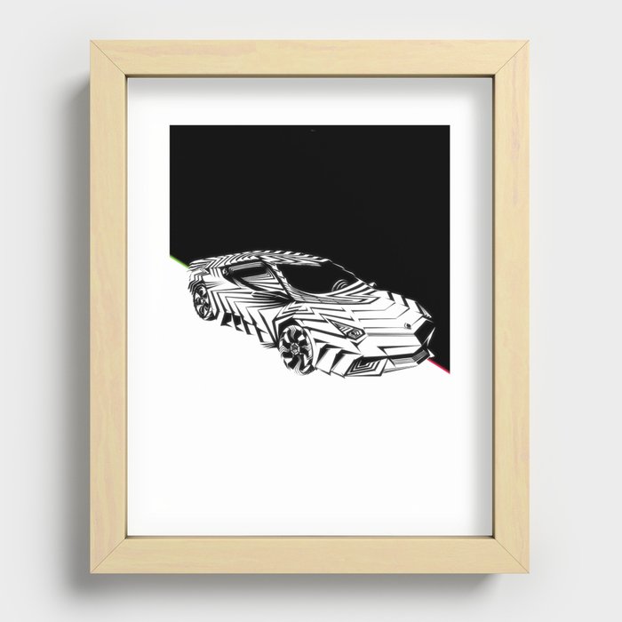 ///Lamborghini NuReventón XREEM\\\ Recessed Framed Print