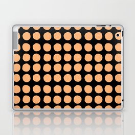 Black and Orange Abstract Polka Dot Pattern Pairs DE 2022 Popular Color Market Melon DE5199 Laptop Skin