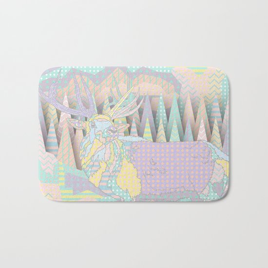 Deer Forest Bath Mat