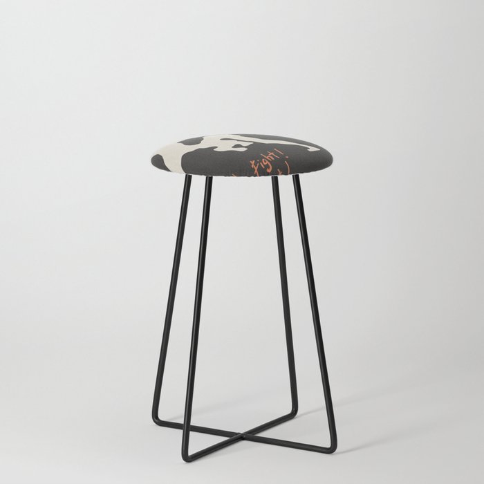 Fight cut out Counter Stool