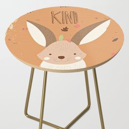 Be Kind  Bunnies Easter Day Side Table