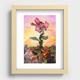 Meat Flower Recessed Framed Print
