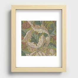 William Morris acanthus,No,08. Recessed Framed Print