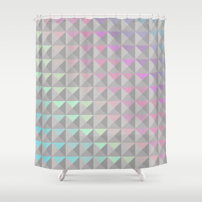 Silver Xs Shower Curtain