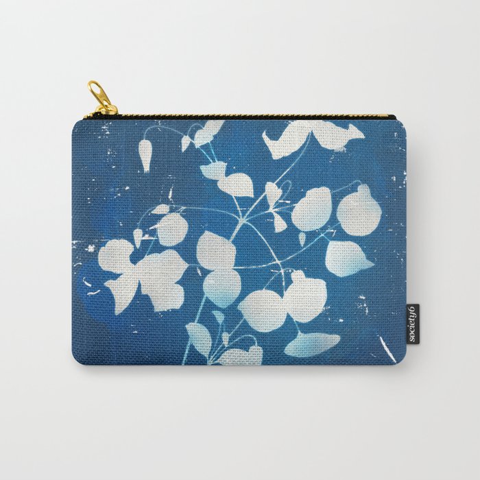 Clematis Blues Carry-All Pouch