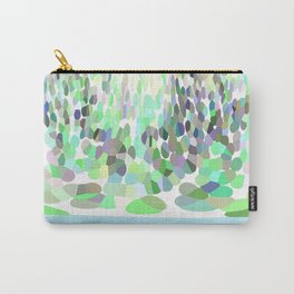 Abstract Forest Nature Art! "Brook, Green" Carry-All Pouch