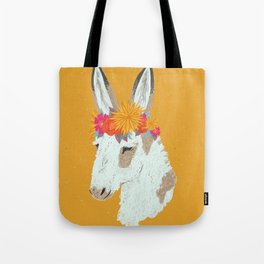 Penelope the Pinto Donkey Tote Bag
