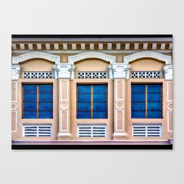 The Singapore Shophouse Canvas Print