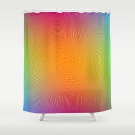 abstract blur pattern multicolor vintage texture background decorative elements with vibrant and defocused style illustration Shower Curtain