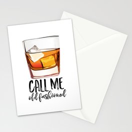 Alcohol Gift,Old Fashioned,Fashionista Party Decoration,Man cave,Gift For Husband,Call Me Old Stationery Card